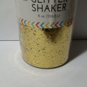 Glitter Shaker 8oz Gold